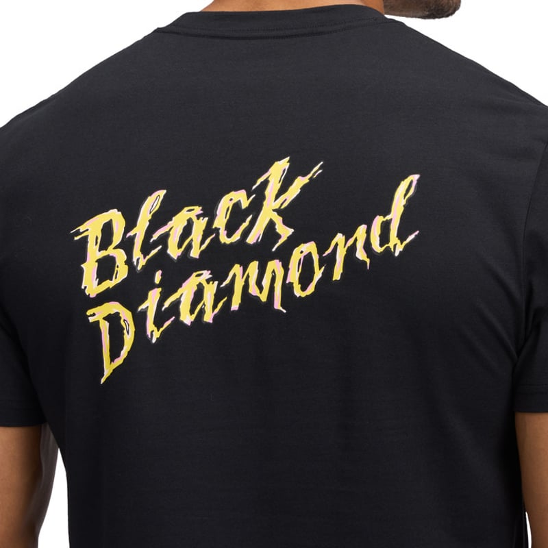 BLACK DIAMOND SHREDDED TEE Black | The Ranch Cl BLACK DIAMOND SHREDDED TEE Black | The Ranch Cl