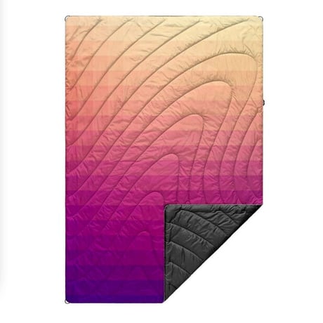 RUMPL ORIGINAL PUFFY BLANKET  Dawn Pixel Fade