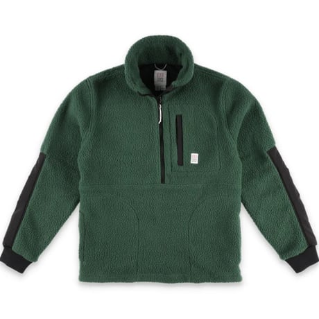 TOPO DESIGNS MOUNTAIN FLEECE PULLOVER - MEN'S Forest