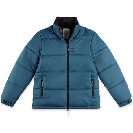 TOPO DESIGNS MOUNTAIN PUFFER JACKET Pond Blue