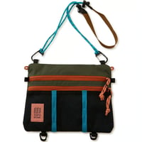 TOPO DESIGNS MOUNTAIN ACCESSORY SHOULDER BAG Olive/Pond Blue