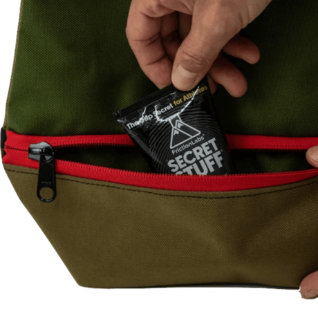 ORGANIC CLIMBING SNACK SACK CHALK BUCKET Tan x Olive