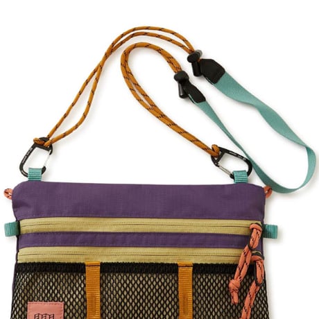 TOPO DESIGNS MOUNTAIN ACCESSORY SHOULDER BAG Loganberry/Bone White