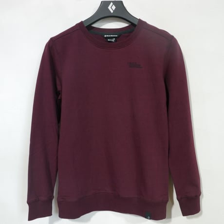 BLACK DIAMOND RIDGE LOGO CREW WOMENS Bordeaux