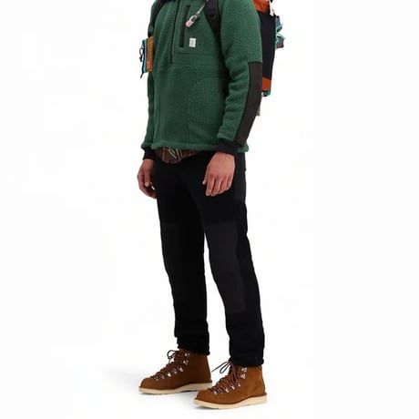 TOPO DESIGNS MOUNTAIN FLEECE PULLOVER - MEN'S Forest
