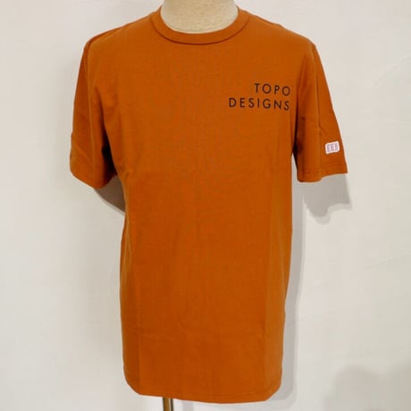 TOPO DESIGNS CAMP LOGO TEE - MEN'S Clay