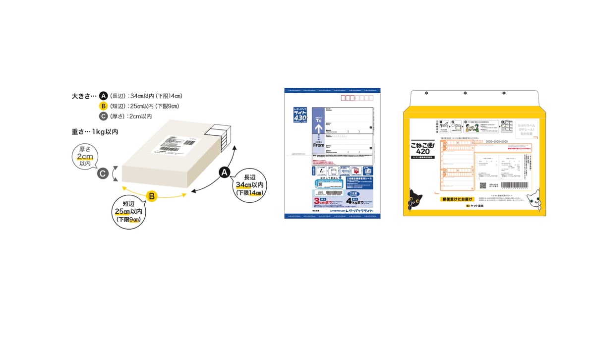レターパックライト等のポスト投函配送 | The Ranch Climbing Gear Pr