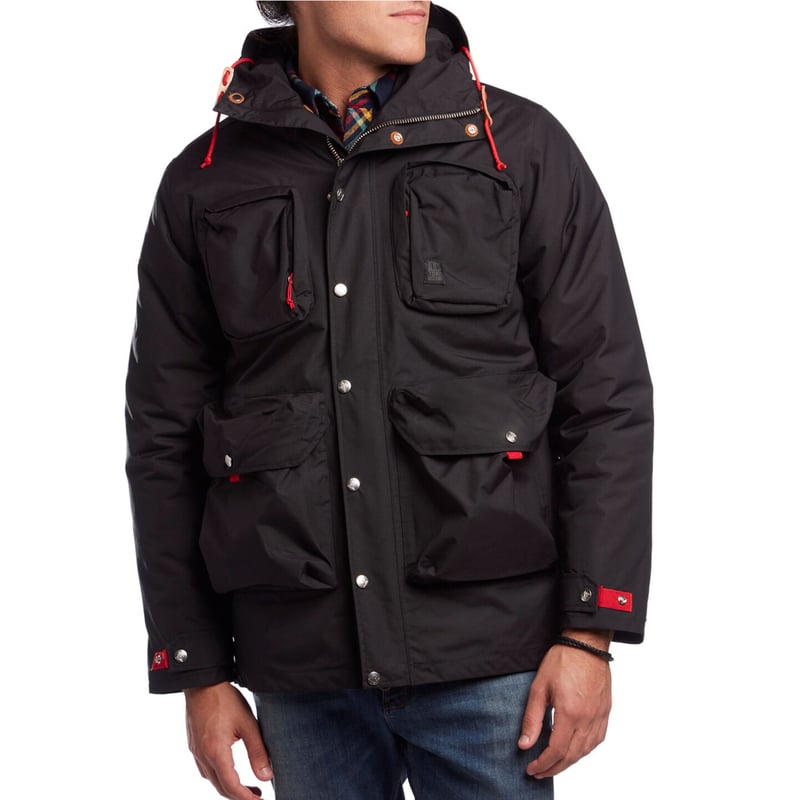 TOPO DESIGNS MOUNTAIN JACKET-MEN'S Black | The TOPO DESIGNS MOUNTAIN JACKET-MEN'S Black | The