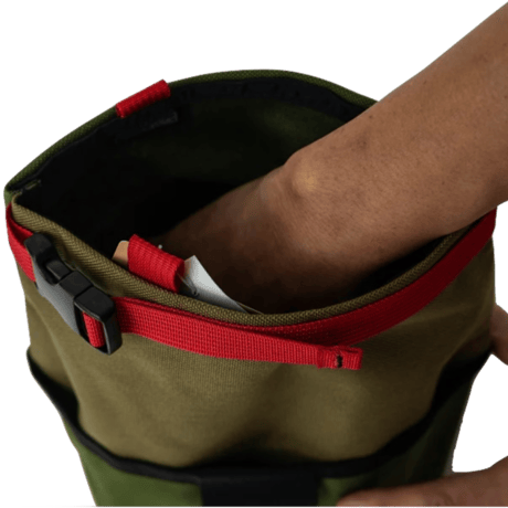 ORGANIC CLIMBING SNACK SACK CHALK BUCKET Tan x Olive