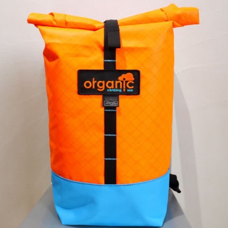ORGANIC CLIMBING Mini Roll Down Pack Orange x Neon Blue