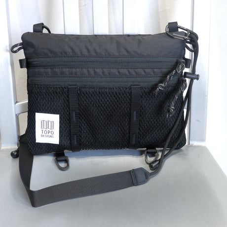 TOPO DESIGNS MOUNTAIN ACCESSORY SHOULDER BAG Black