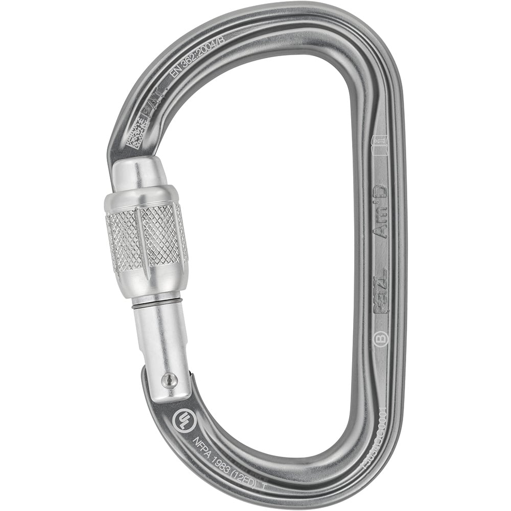 カラビナ（PETZL） PETZL Am'D Screw Lock | The Ranch Climbing Gear