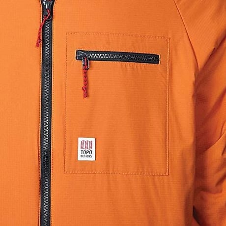 TOPO DESIGNS PUFFER HOODIE Clay