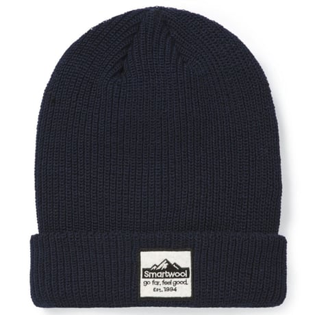 SMART WOOL PATCH BEANIE Deep Navy