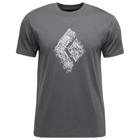 BLACK DIAMOND ENGINEERED DIAMOND TEE Anthracite