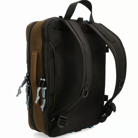 TOPO DESIGNS GLOBAL BRIEFCASE Desert Palm/Pond Blue