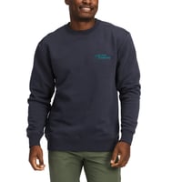 BLACK DIAMOND MINI STACKED CREWNECK Cnarcoal