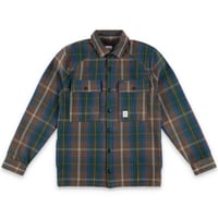 TOPO DESIGNS MOUNTAIN SHIRT JACKET - MEN'S Blue / Red Plaid