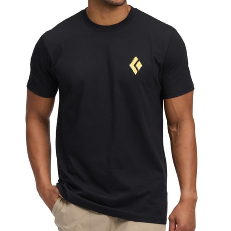 BLACK DIAMOND SHREDDED TEE Black
