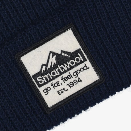 SMART WOOL PATCH BEANIE Deep Navy