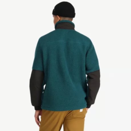 TOPO DESIGNS MOUNTAIN FLEECE PULLOVER - MEN'S Pond Blue