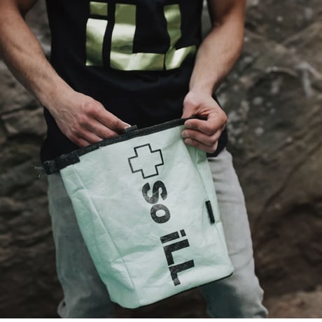 SOILL  STACKED LOGO TEE Seaform
