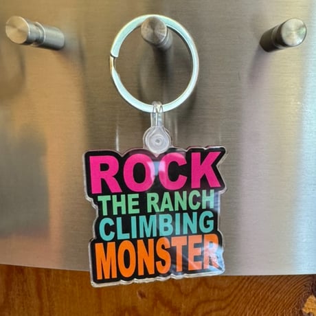 The Ranch Climbing Gym Original Keyring  Monster