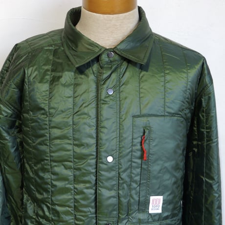 TOPO DESIGNS INSULATED SHIRT JACKET-MEN'S Olive