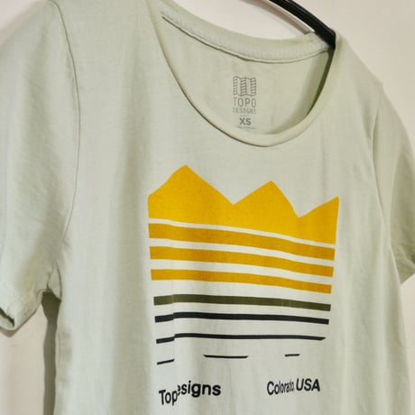 TOPO DESIGNS STRATA MAP TEE - WOMEN'S Light Mint