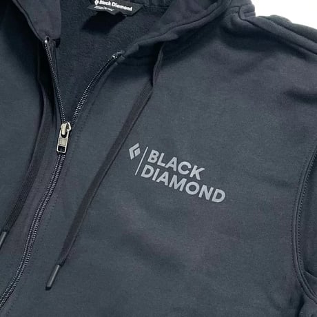 BLACK DIAMOND MINI STACKED FULL ZIP HOODY Black
