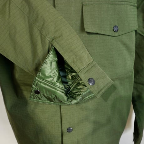 TOPO DESIGNS INSULATED SHIRT JACKET-MEN'S Olive