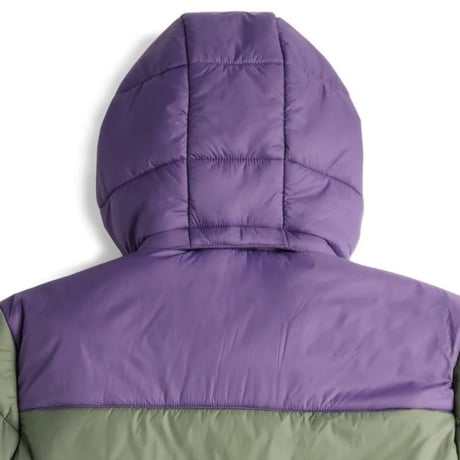TOPO DESIGNS RETRO RIDGE PUFFER JACKET Beetle/Loganberry