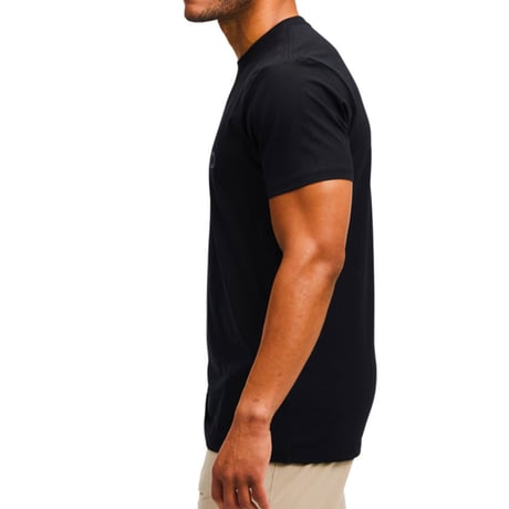 BLACK DIAMOND MINI STACKED TEE Black