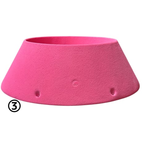 LEVIER HOLDS THE DONUT 2p & THE FLAT DONUT 1p set of 3 Pink