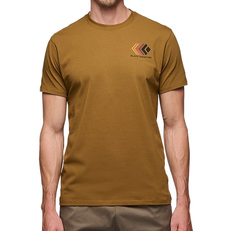 BLACK DIAMOND FADED TEE Dark Curry
