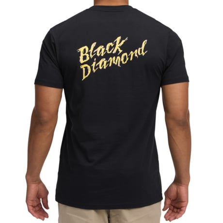 BLACK DIAMOND SHREDDED TEE Black