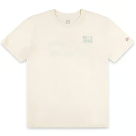 TOPO DESIGNS PEAKS & VALLEY TEE Natural