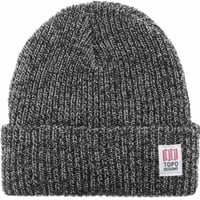 TOPO DESIGNS WATCH CAP Black/White Marl