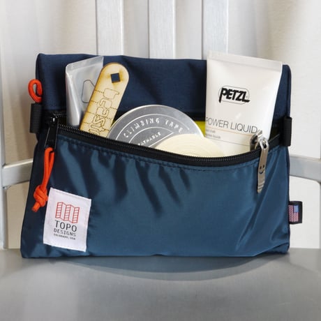 TOPO DESIGNS ACCESSORY BAG-M  Nylon Navy