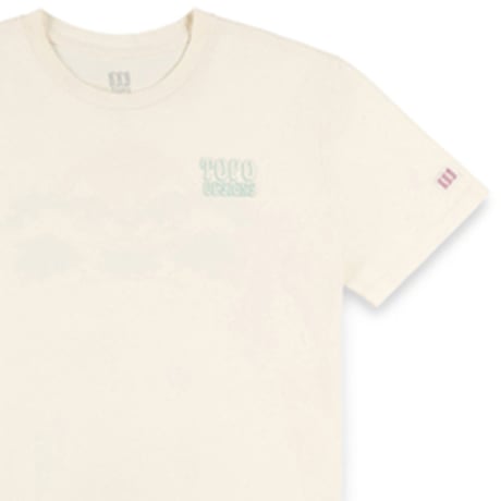 TOPO DESIGNS PEAKS & VALLEY TEE Natural