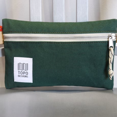 TOPO DESIGNS ACCESSORY BAG-S  Canvas Forest