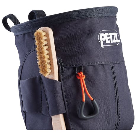 PETZL CHALK BAG SAKA POUCH Black