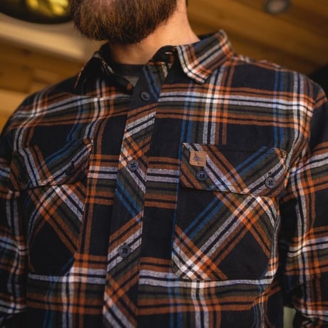 HIPPY TREE x JIMMY WEBB SERIES SIGNAL FLANNEL Black