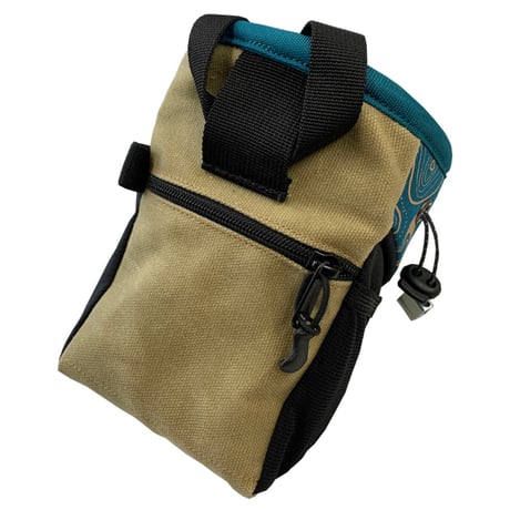 MAD ROCK HANGER BOLT CHALK BAG TOPO Design Teal