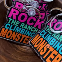 The Ranch Climbing Gym Original Keyring  Monster