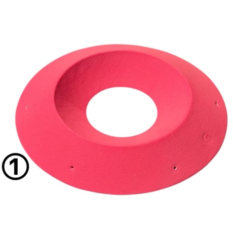 LEVIER HOLDS THE DONUT 2p & THE FLAT DONUT 1p set of 3 Pink