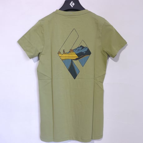 BLACK DIAMOND DESERT TO MOUNTAIN TEE  - WOMEN'S Green Tea
