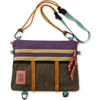 TOPO DESIGNS MOUNTAIN ACCESSORY SHOULDER BAG Loganberry/Bone White