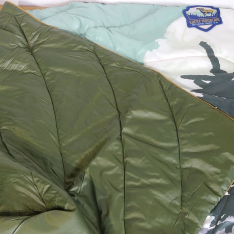 RUMPL ORIGINAL PUFFY BLANKET Rocky Mountains