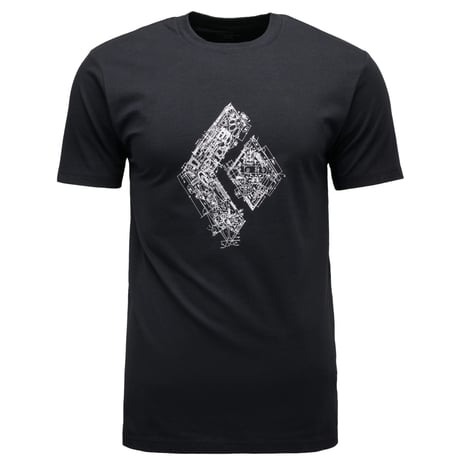 BLACK DIAMOND ENGINEERED DIAMOND TEE Black